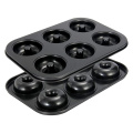 Mini Donut Pans Non-Stick 2 Pack 6-Cavity Donut Baking Pans, High-grade Carbon Steel Donut Mold - BPA Free Bagels Doughnuts